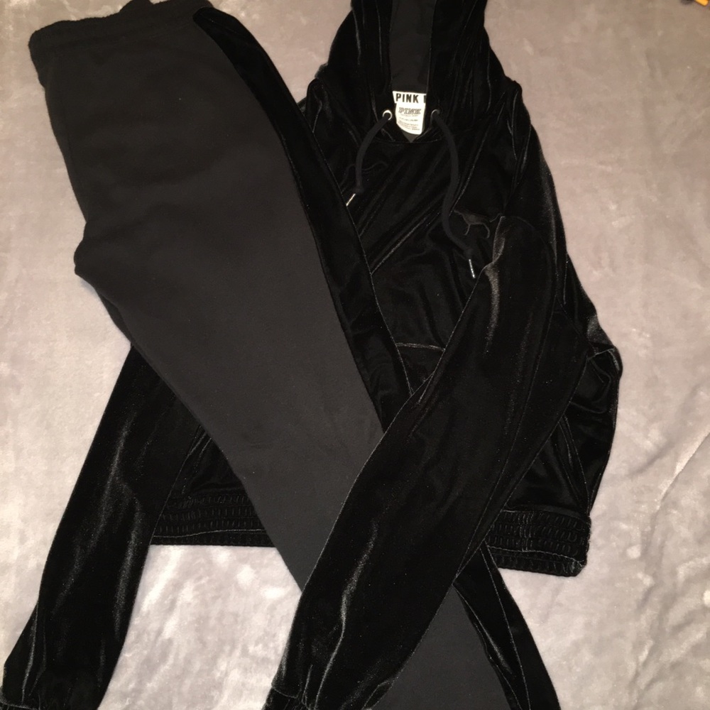 PINK Hoodie and Sweat Pants Set. Barely worn